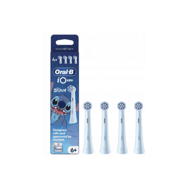 Oral-B | Replacement brush heads | iO kids Refills Stitch | Heads | For kids | Number of brush heads included 4