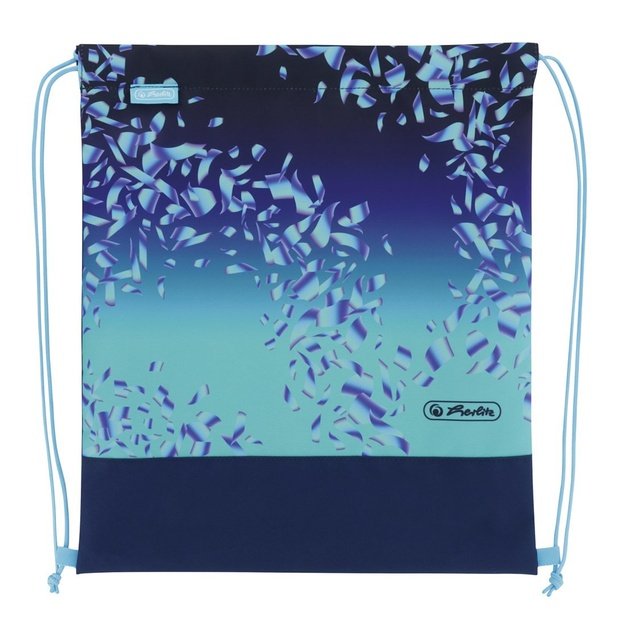 Herlitz SoftLight Plus Greenline Blue Ice school bag set Girl Polyester Blue, Navy