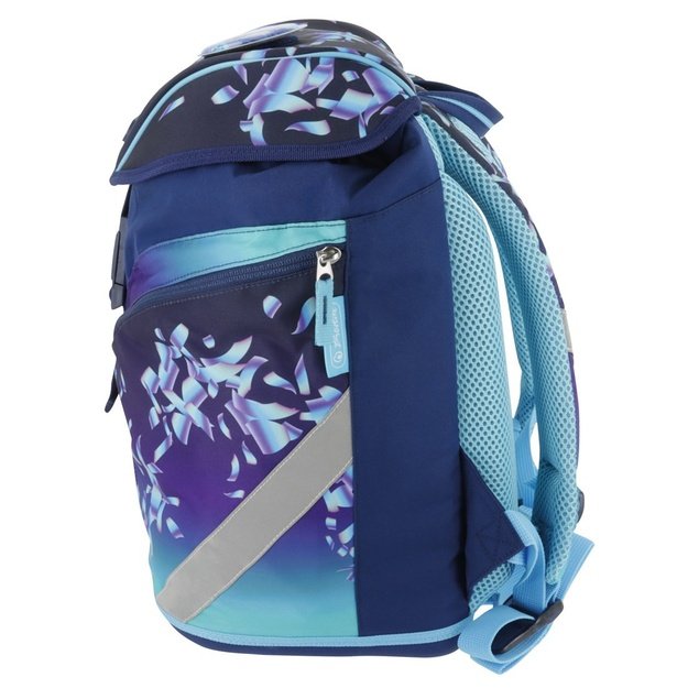 Herlitz SoftLight Plus Greenline Blue Ice school bag set Girl Polyester Blue, Navy