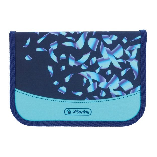 Herlitz SoftLight Plus Greenline Blue Ice school bag set Girl Polyester Blue, Navy