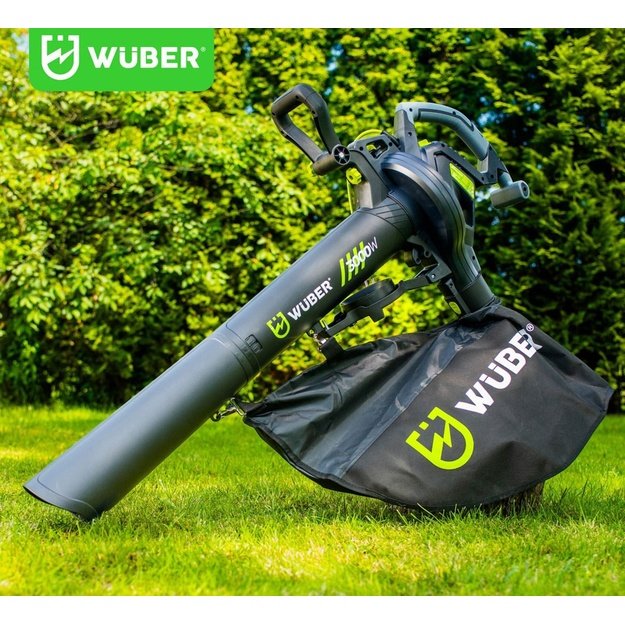 WUBER W43422 electric leaf blower 3000W with shredder 15:1