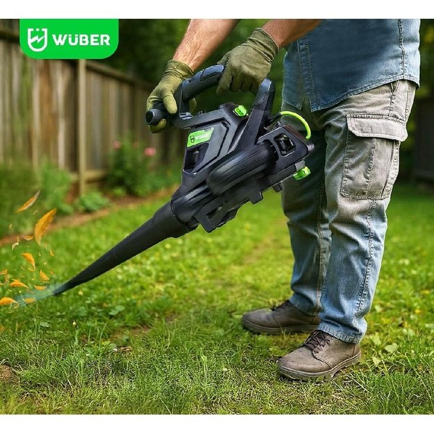 WUBER W43422 electric leaf blower 3000W with shredder 15:1