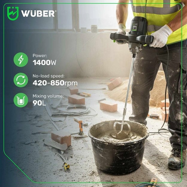 WUBER W38635 electric mixer 1400W