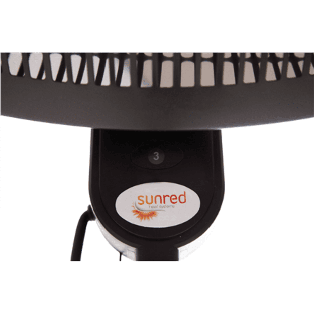 SUNRED | Heater | SMQ2000A, Elekra Quartz Standing | Infrared | 2000 W | Black | IP34