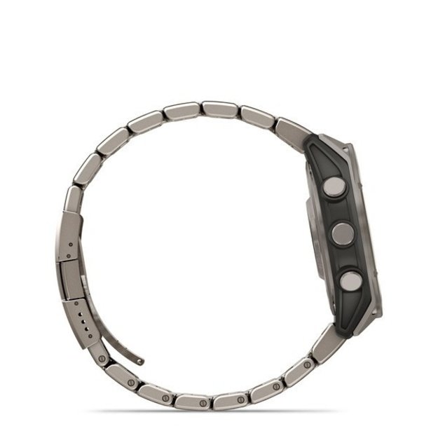 Garmin Fenix 8 3.56 cm (1.4 ) AMOLED 47 mm Digital 454 x 454 pixels Touchscreen Titanium Wi-Fi GPS (satellite)