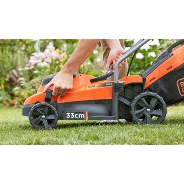 AKU lawn mower 18V, 2x2.5Ah / 18V, folding handle, 35l, mulc