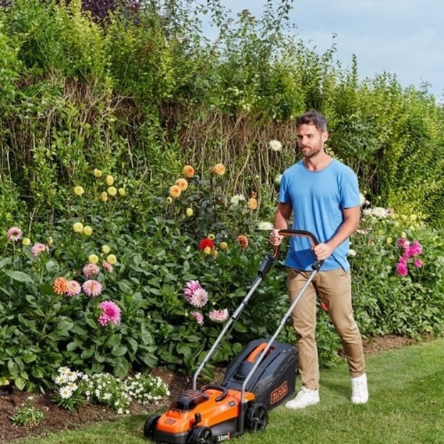 AKU lawn mower 18V, 2x2.5Ah / 18V, folding handle, 35l, mulc