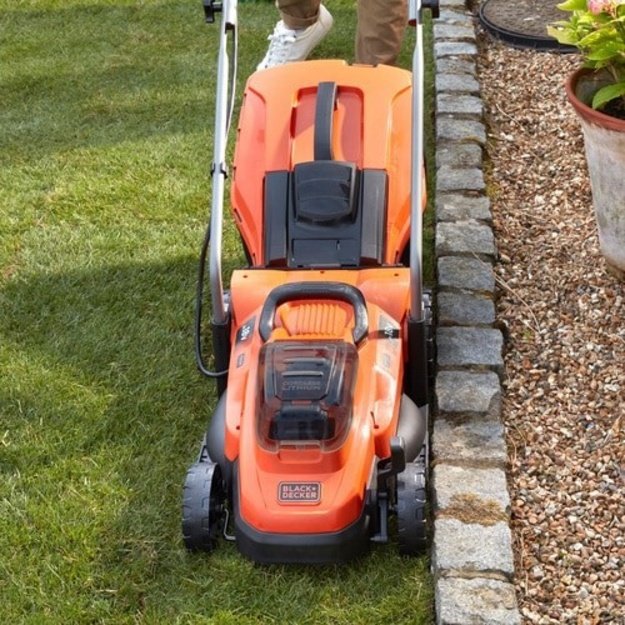 AKU lawn mower 18V, 2x2.5Ah / 18V, folding handle, 35l, mulc