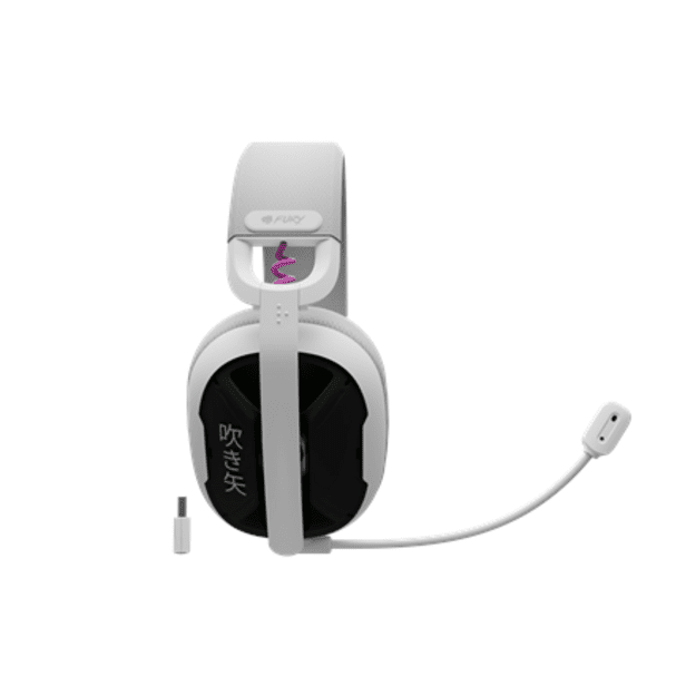 FURY FUKIYA F6 WIRELESS HEADPHONES, WHITE