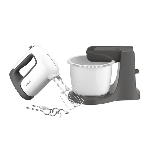 Tefal Prep Mix+ HT4641 Stand mixer 500 W Grey, White
