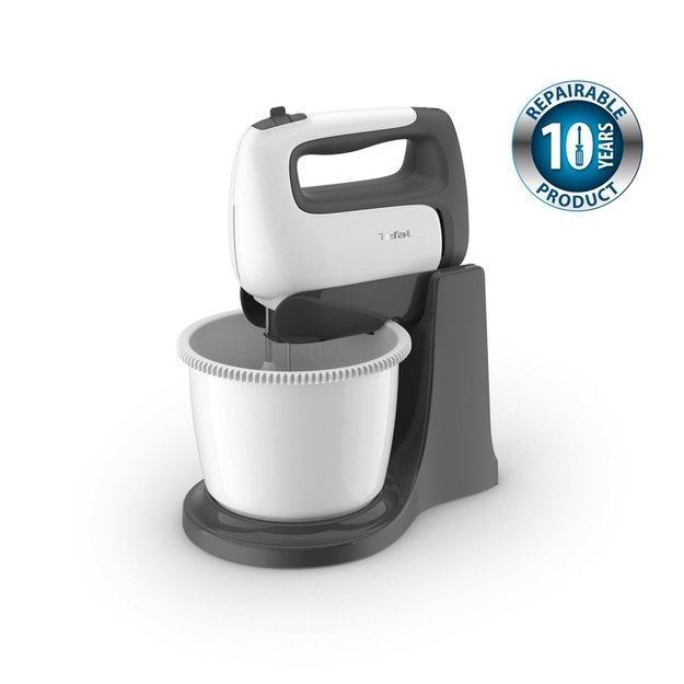 Tefal Prep Mix+ HT4641 Stand mixer 500 W Grey, White