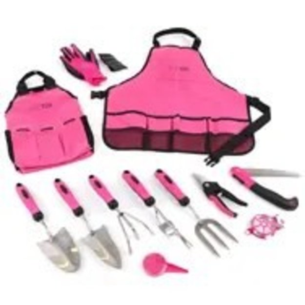 SIXTOL GARDEN PINK 12 garden tool set 12 pcs
