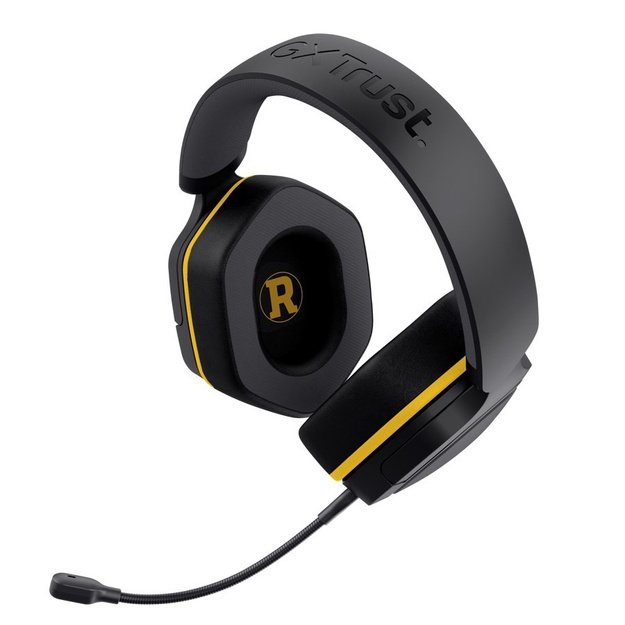 Trust 25784 headphones/headset Wired Head-band Gaming Black, Yellow