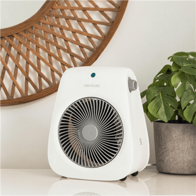 Cecotec ReadyWarm 2000 Max Force White | Fan heater | 2000 W | Number of power levels 2 | Suitable for rooms up to 20 m&sup2; | Whit