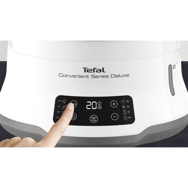 TEFAL Steamer Pot | VC502D10 | 0.7 L | Number of programs 8 | White/Stainless Steel