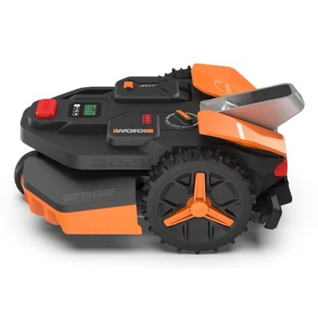 WORX Vision AI S250 Robotic lawn mower Battery Black, Orange, Red, Silver