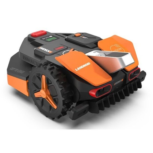WORX Vision AI S250 Robotic lawn mower Battery Black, Orange, Red, Silver