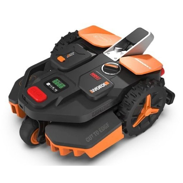 WORX Vision AI S250 Robotic lawn mower Battery Black, Orange, Red, Silver