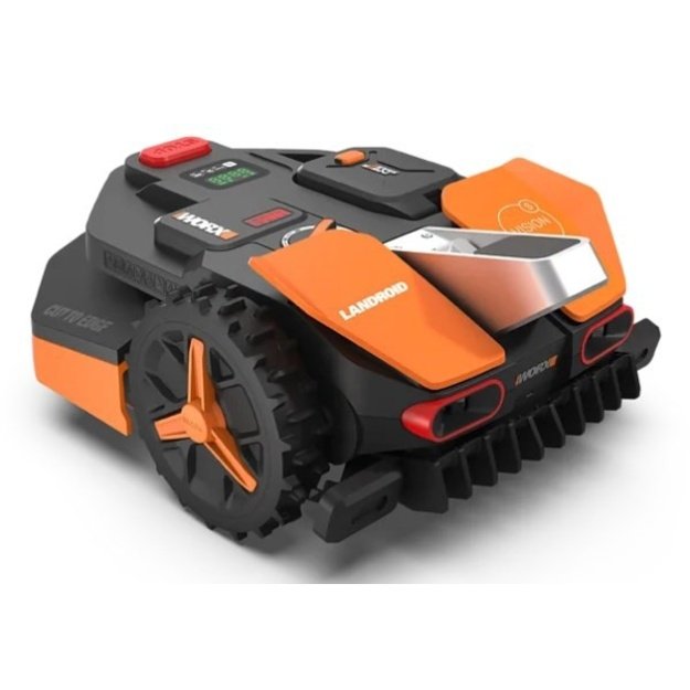 WORX Vision AI S250 Robotic lawn mower Battery Black, Orange, Red, Silver