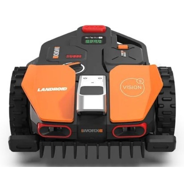 WORX Vision AI S250 Robotic lawn mower Battery Black, Orange, Red, Silver