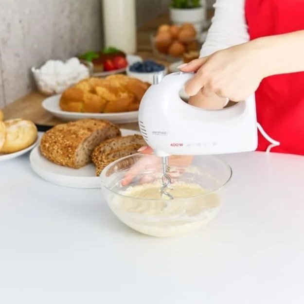 MPM MMR-25 hand mixer white
