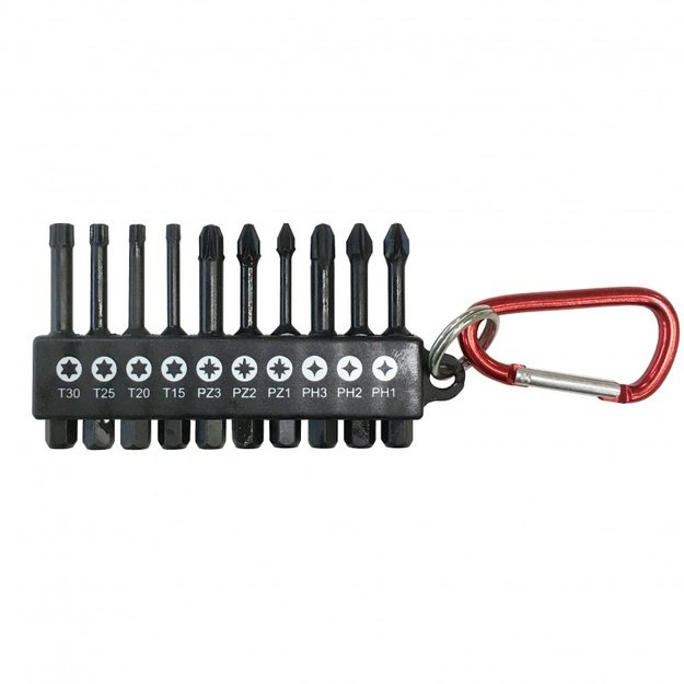 10 dalių sukimo antgalių rinkinys HiKOKI 1/4&quot 