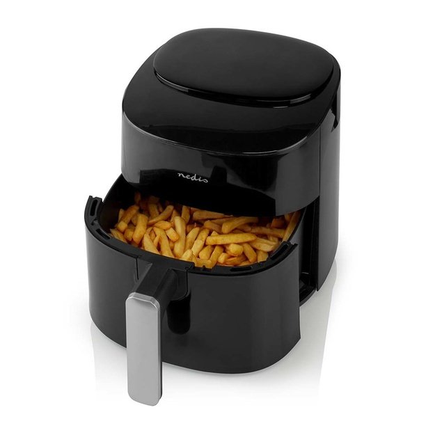 Nedis KAAF160BK fryer Single 4.2 L Stand-alone 1300 W Hot air fryer Black