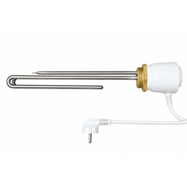Eliko W091N | 3.0 kW electric heater with thermostat, 6/4  connection, 230V