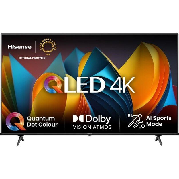 Hisense QLED Smart TV | 65E7NQ | 65  | Smart TV | VIDAA OS | UHD | Black 1