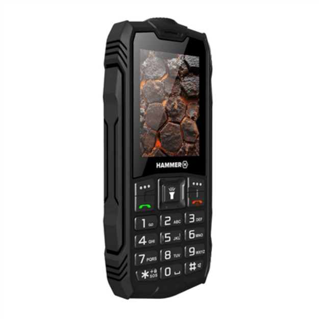 SALE OUT. Hammer ROCK LTE | Black | 2.4   | IPS | 48 MB | 128 MB | Dual SIM | Main camera resolution 2 MP | 3000 mAh | USED, REF