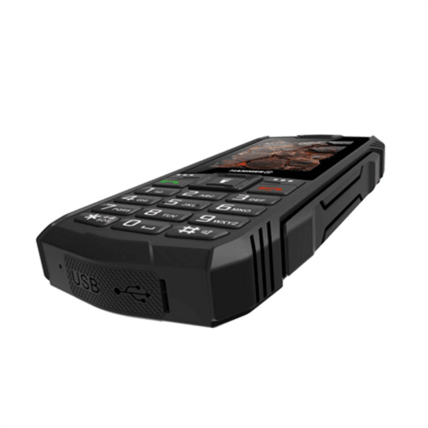 SALE OUT. Hammer ROCK LTE | Black | 2.4   | IPS | 48 MB | 128 MB | Dual SIM | Main camera resolution 2 MP | 3000 mAh | USED, REF
