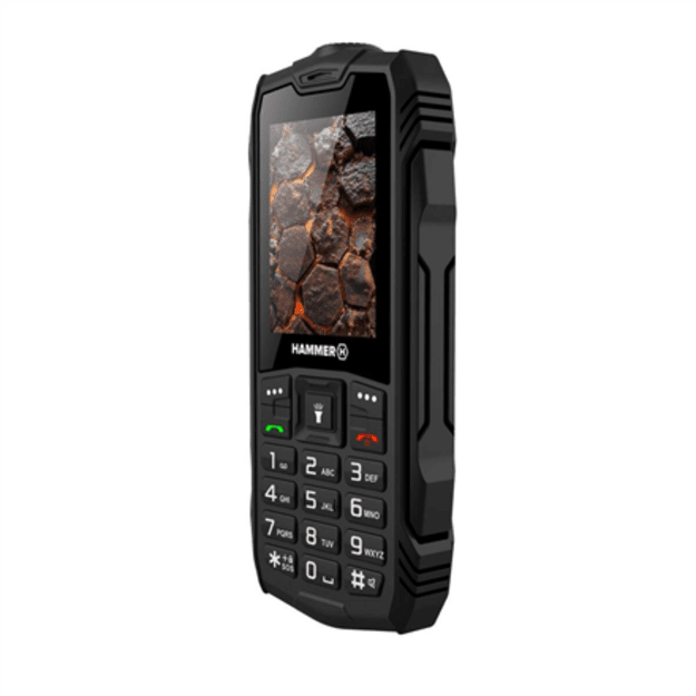 SALE OUT. Hammer ROCK LTE | Black | 2.4   | IPS | 48 MB | 128 MB | Dual SIM | Main camera resolution 2 MP | 3000 mAh | USED, REF