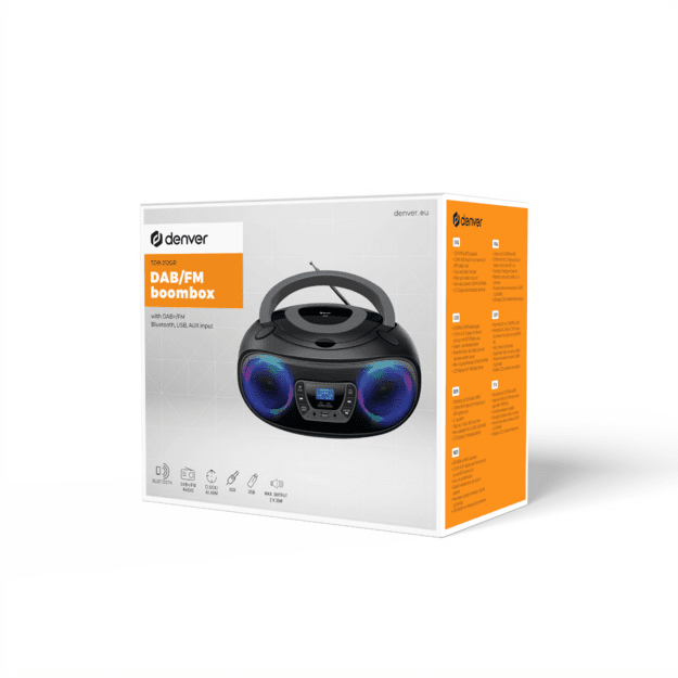 Denver TDB-212GR Personal CD player Grey
