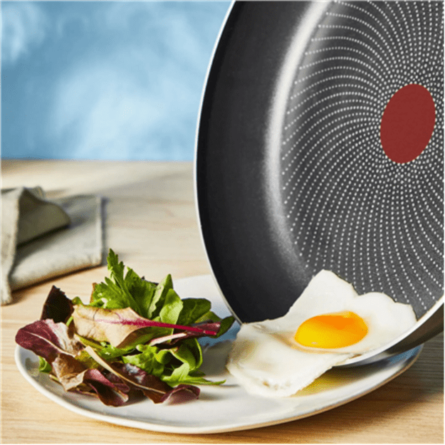 TEFAL Pan | H0560642 | Frying | Diameter 28 cm | Suitable for induction hob | Fixed handle | Black