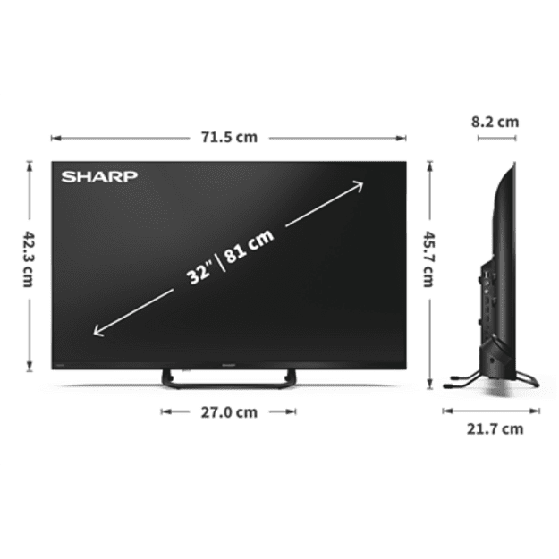 Sharp | 32HF3865E | 32 | Smart TV | Google TV