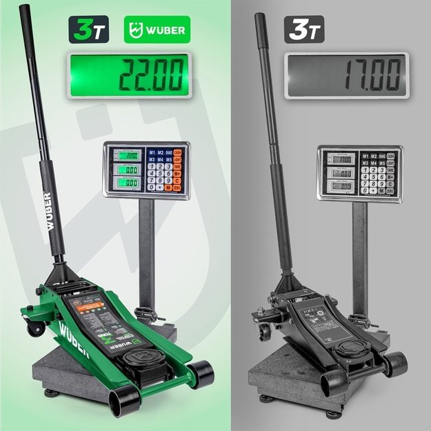 WUBER W22022 low-profile car jack 85-430mm 3T