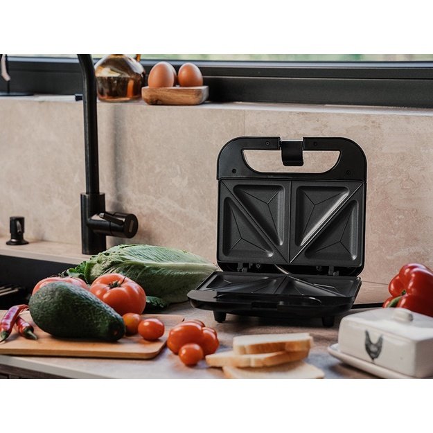 Lafe 47898 CripsyMaster Sandwich Maker, Black