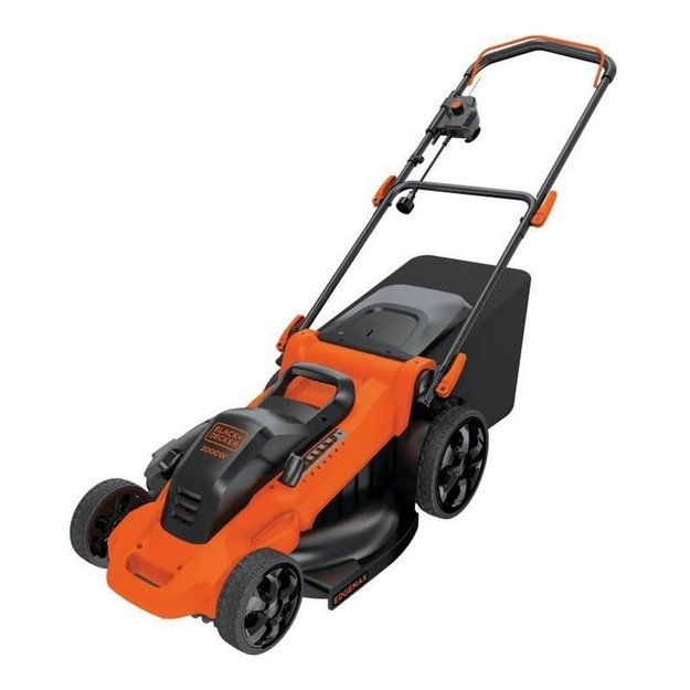 Black & Decker LM2000-QS lawn mower Walk behind lawn mower AC Black, Orange