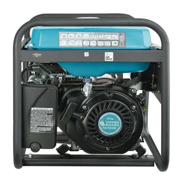 K&ouml;nner & S&ouml;hnen KS 7000E engine-generator 5000 W 25 L Petrol Black, Teal