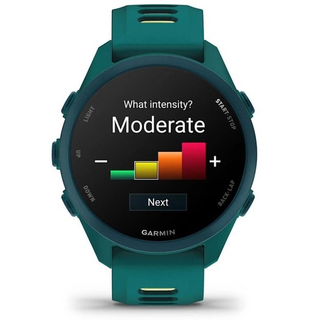 Garmin Forerunner 170 Music 3.05 cm (1.2 ) AMOLED 42 mm Digital 390 x 390 pixels Touchscreen Green GPS (satellite)