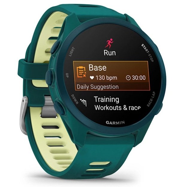 Garmin Forerunner 170 Music 3.05 cm (1.2 ) AMOLED 42 mm Digital 390 x 390 pixels Touchscreen Green GPS (satellite)