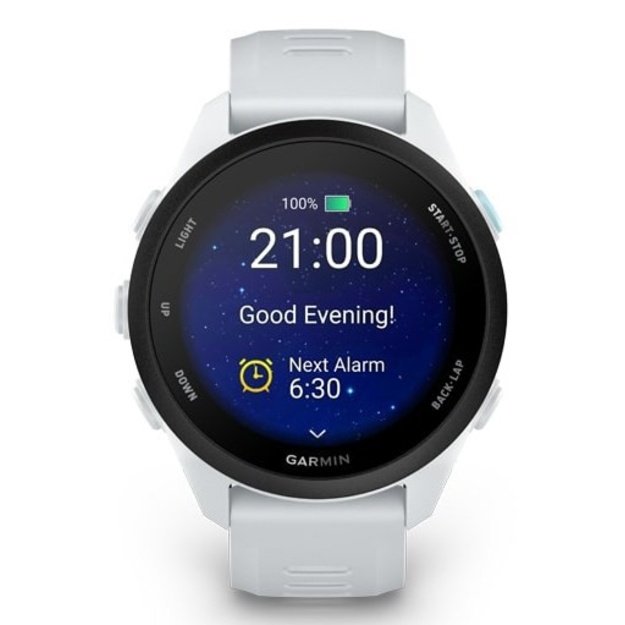 Garmin Forerunner 70 3.05 cm (1.2 ) AMOLED 43 mm Digital 390 x 390 pixels Touchscreen White GPS (satellite)