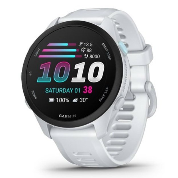 Garmin Forerunner 70 3.05 cm (1.2 ) AMOLED 43 mm Digital 390 x 390 pixels Touchscreen White GPS (satellite)