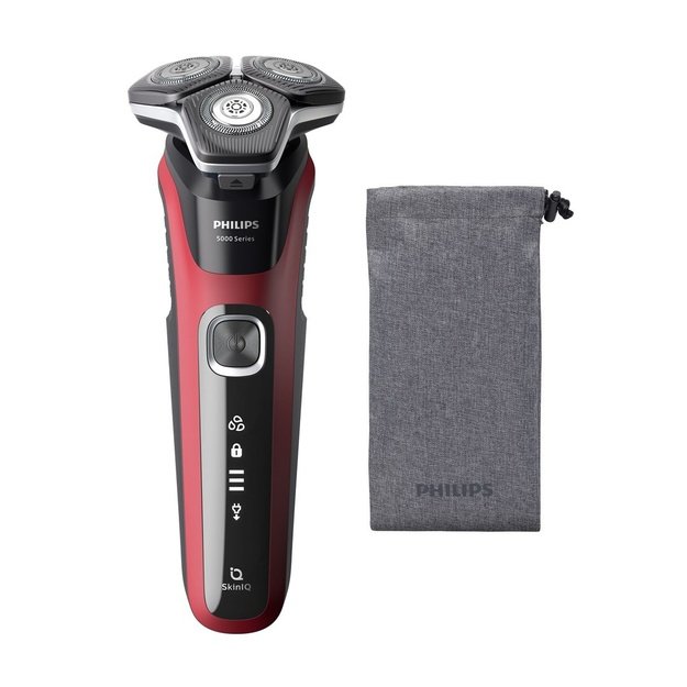 Philips SHAVER Series 5000 S5883/10 men s shaver Rotation shaver Trimmer Black, Red