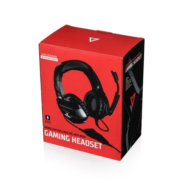 Modecom Volcano MC-859 BOW Headset Head-band 3.5 mm connector Black
