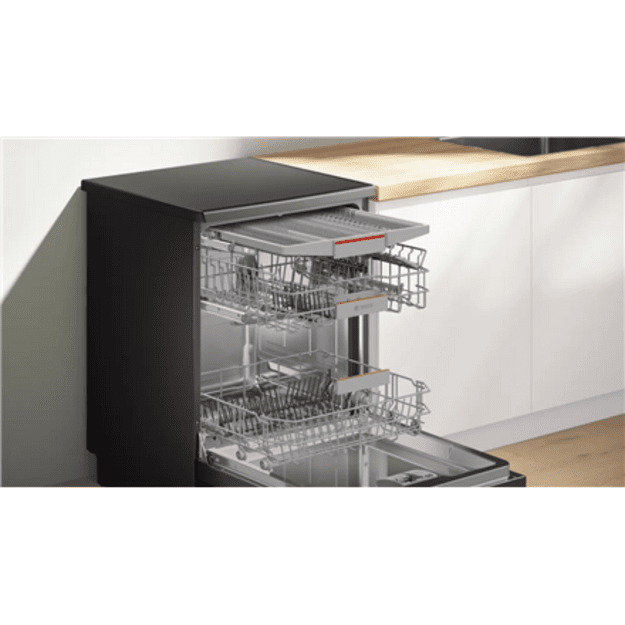 Dishwasher | SMS4EMC06E | Free standing | Width 60 cm | Number of place settings 14 | Number of programs 6 | Energy efficiency