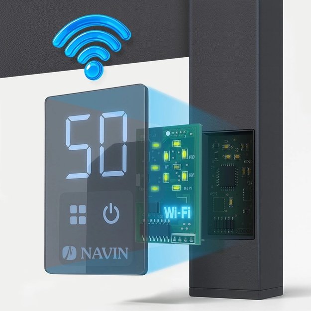Elektrinis rank&scaron;luosčių džiovintuvas Navin Largo 500*1200 Sensor, 12-244155-5012, kairinis