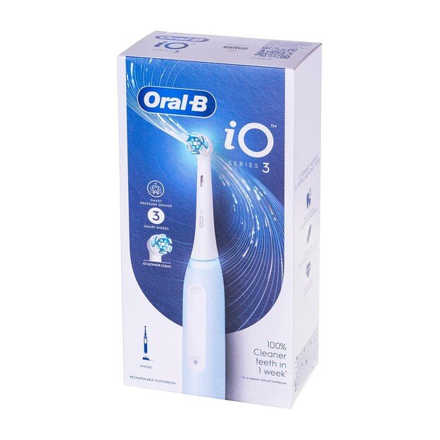 Oral-B IOSERIES3ICE electric toothbrush Adult Rotating-oscillating toothbrush Blue 2