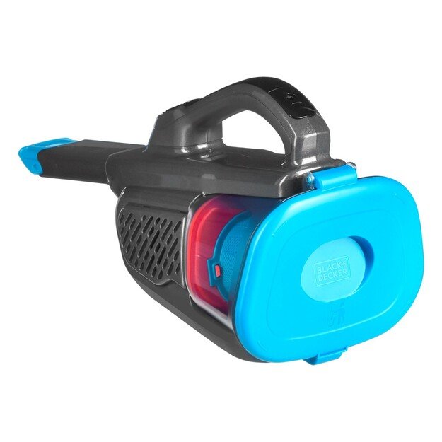 Black & Decker BHHV320J handheld vacuum Blue, Titanium Bagless 3