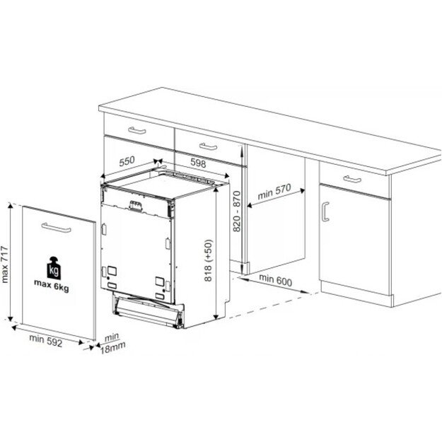 Indaplovė Beko BDIN16435 6